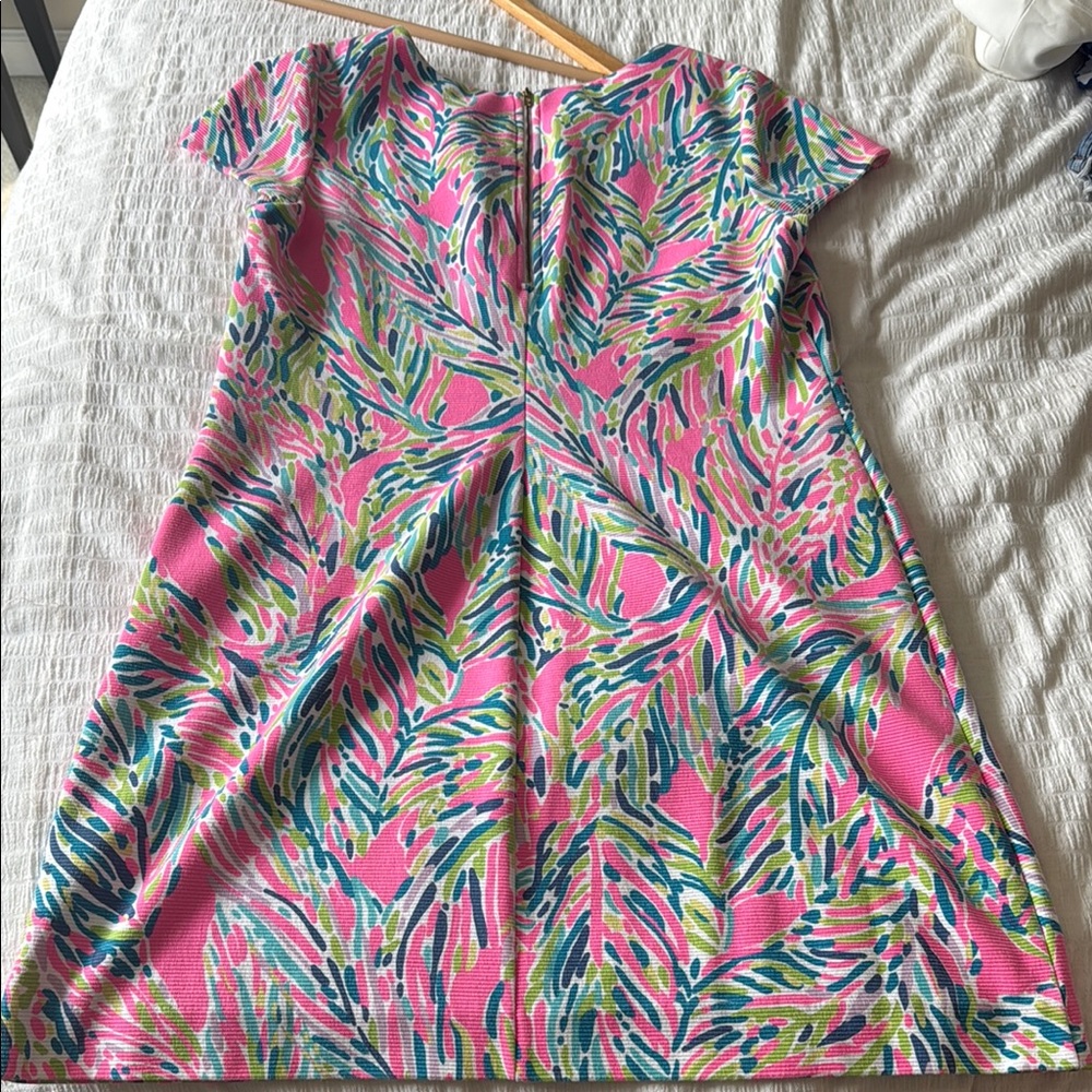 Lilly Pulitzer Pink and Blue Patterned Dress - Picture 3 of 3